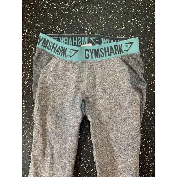 Gymshark Women's Gray Elastic Waist Pull On Athletic Leggings Size Medium - Picture 2 of 15